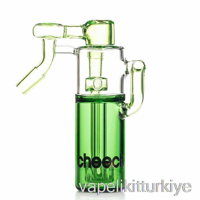 Vape Türkiye Cheech Cam 14mm Kül Toplayıcınızı Geri Dönüştürün Yeşil